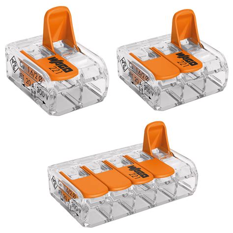 5 wire micro junction box clamp|wago terminal block connectors.